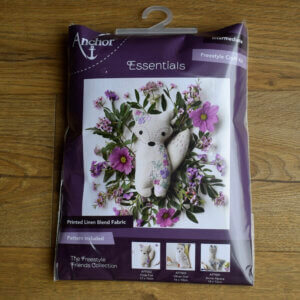 Freestyle Embroidery Kit - Frida Fox - 3D Decorative Animal - Anchor Joanne Aston