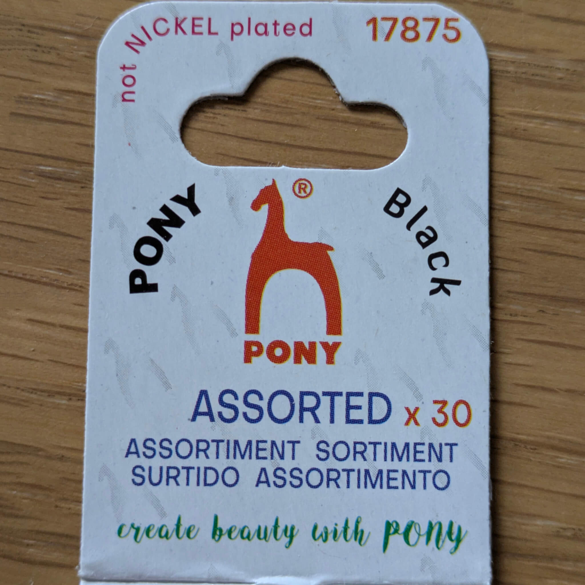 Assorted Hand Sewing Needles - Pony Black Nickel Free - 30 pcs in Compact Case - Image 3