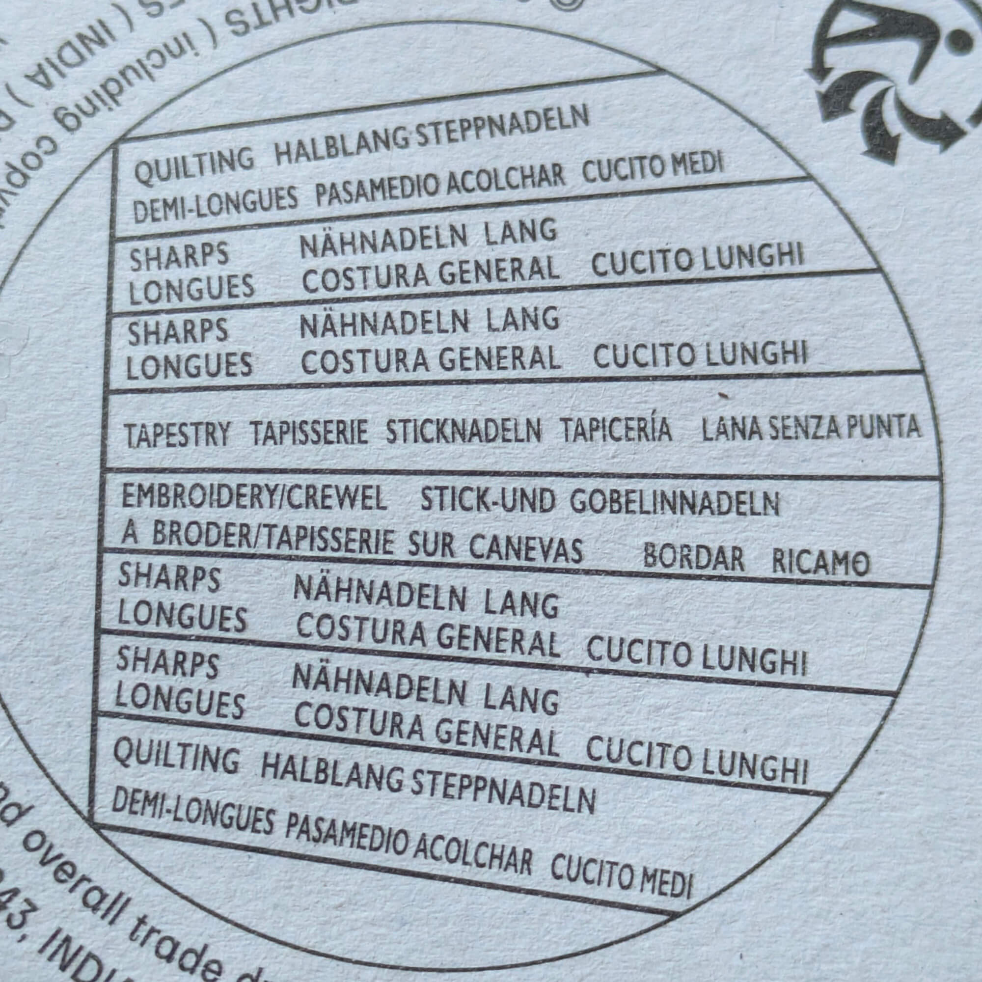 Assorted Hand Sewing Needles - Pony Black Nickel Free - 30 pcs in Compact Case - Image 4