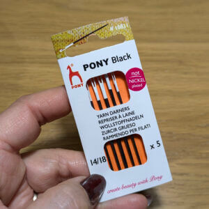 Long Darning Needles - Sizes 14 to 18 - Pack of 5 - Nickel Free