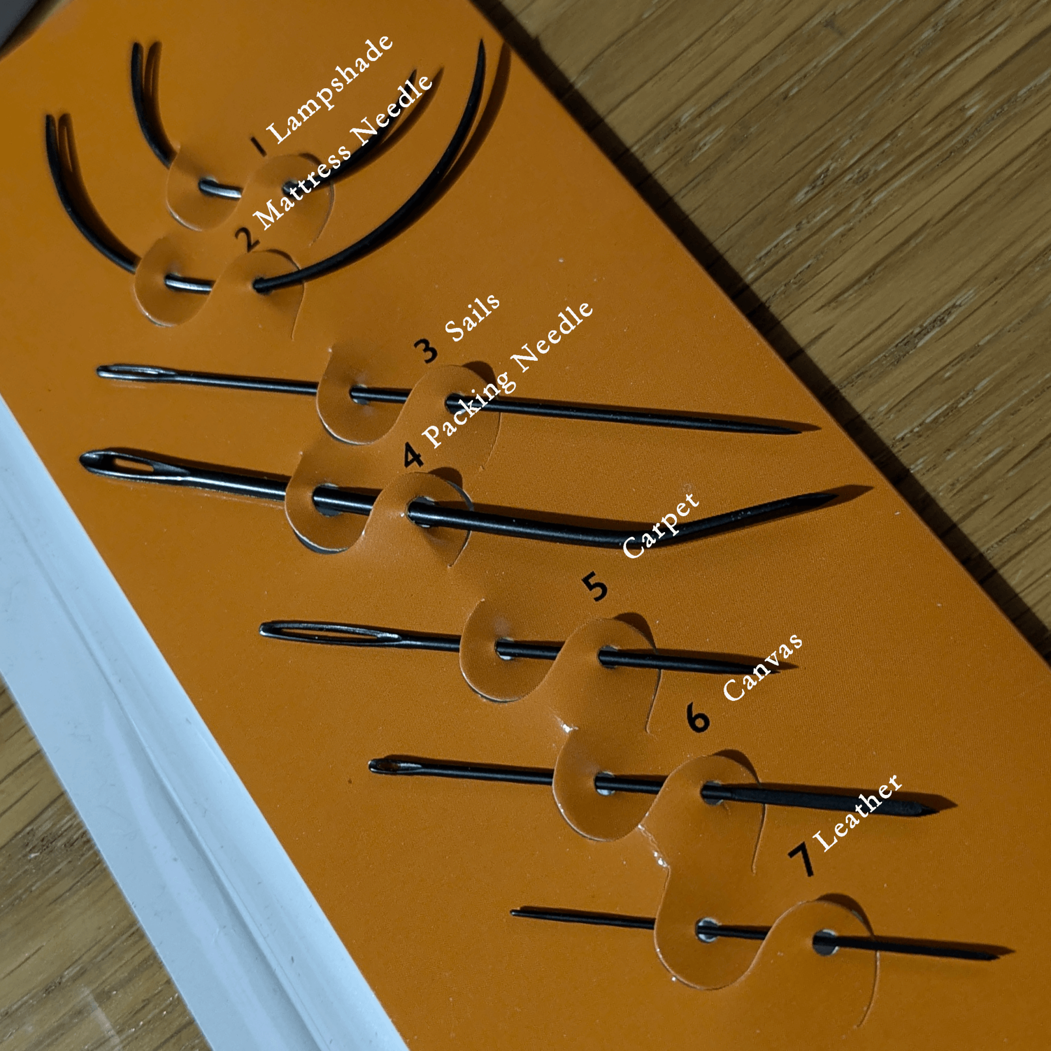 Pony Black Repair Hand Sewing Needles – Set of 7 Assorted Types – Nickel-Free - Image 2