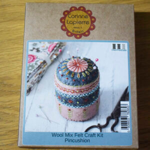 Embroidery Felt Pincushion Kit - Corinne Lapierre - Hand Sewing with DMC Threads - Intermediate
