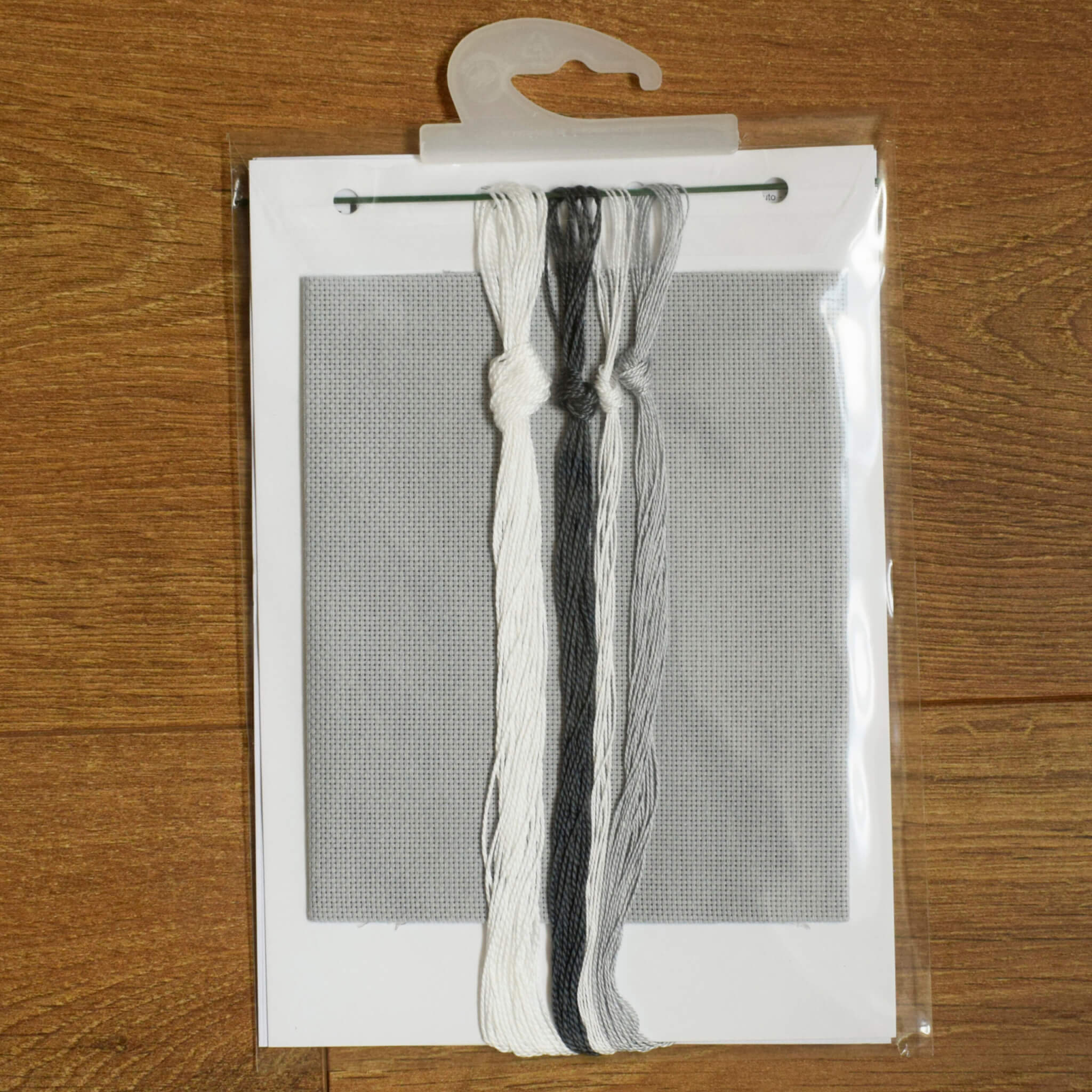 Hardanger Pincushion Kit - Grey & White - Permin - Sewing Gift - Image 3