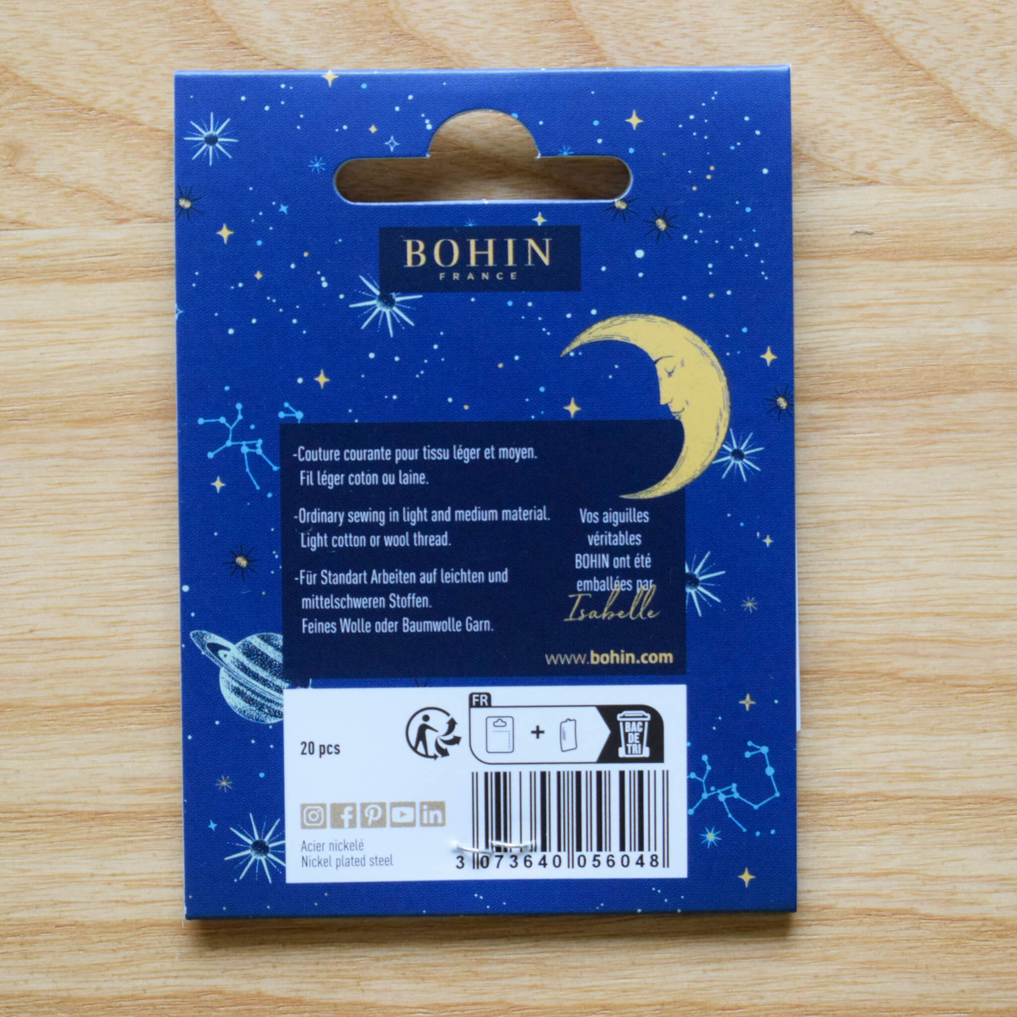 Needle Book - Bohin Assortment of 20 Darning Needles - Curiosity Cabinet Collection - Image 4