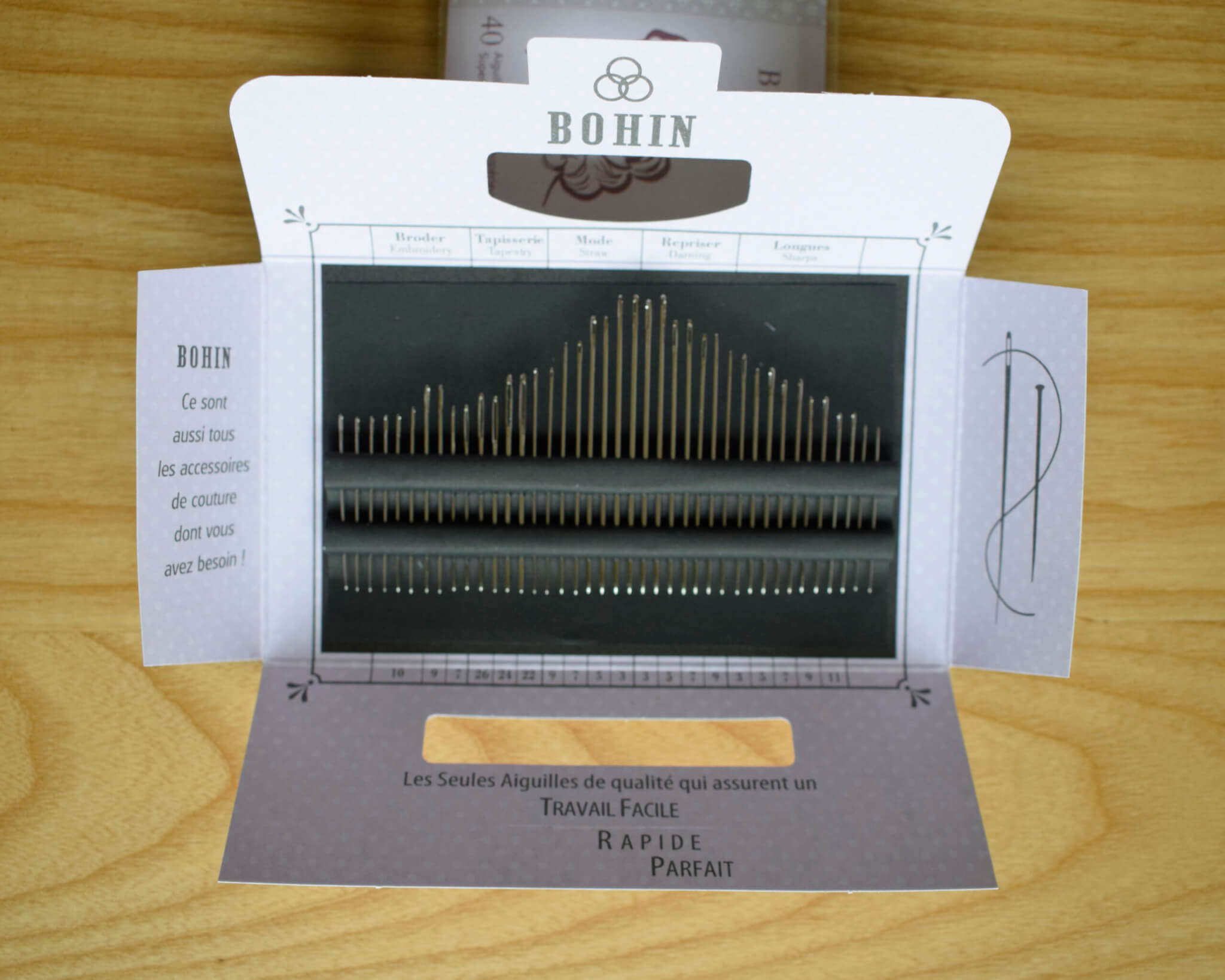 Needle Book - Bohin "Marlene" Anniversary Edition - Assorted Sewing Needles - Image 4