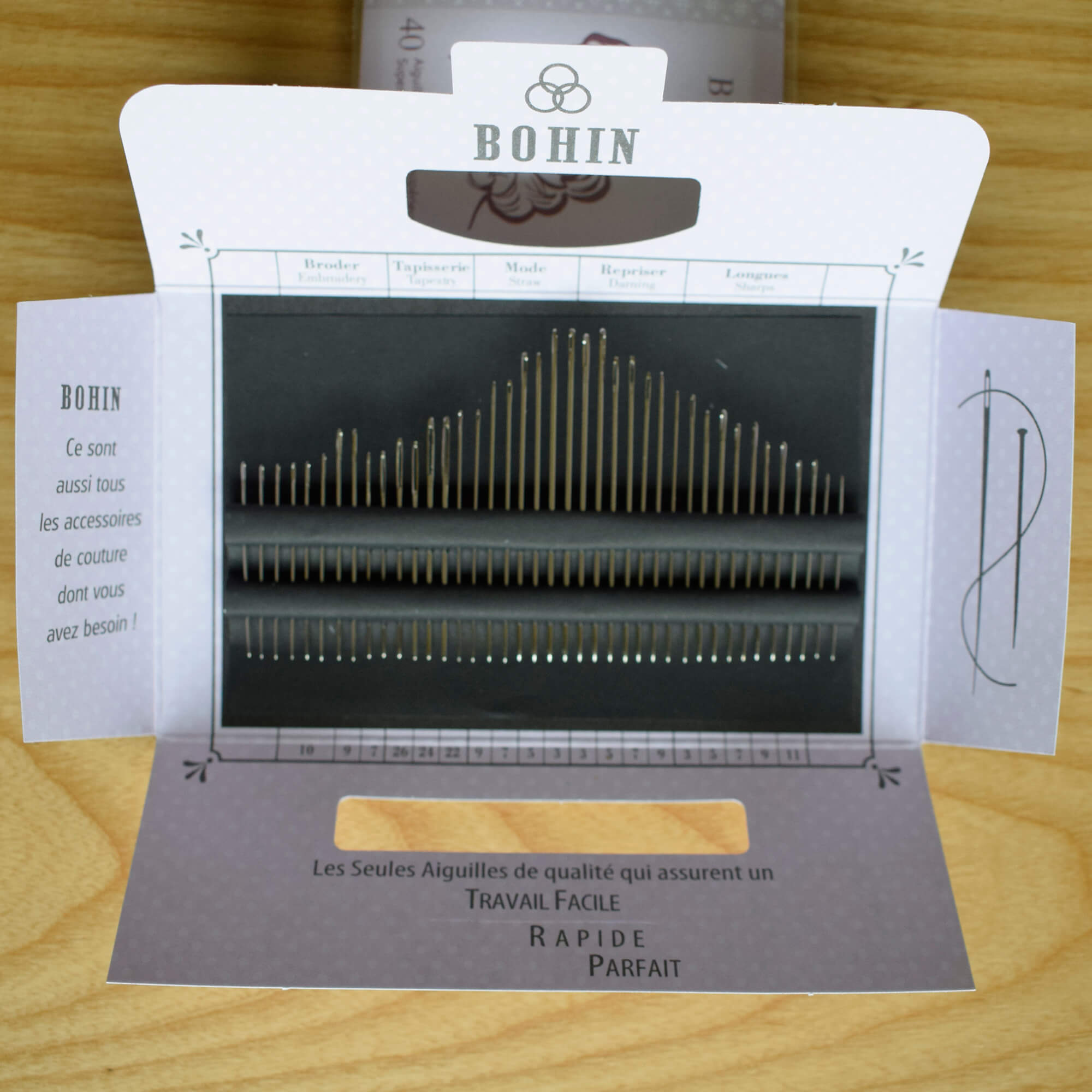 Needle Book - Bohin "Marlene" Anniversary Edition - Assorted Sewing Needles - Image 5