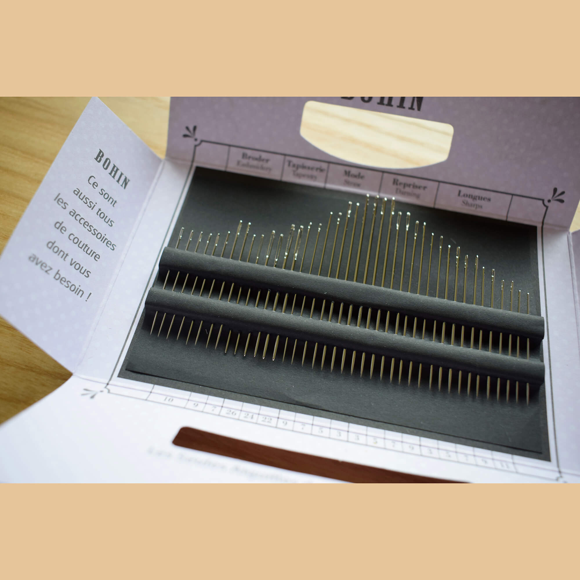 Needle Book - Bohin "Marlene" Anniversary Edition - Assorted Sewing Needles - Image 6