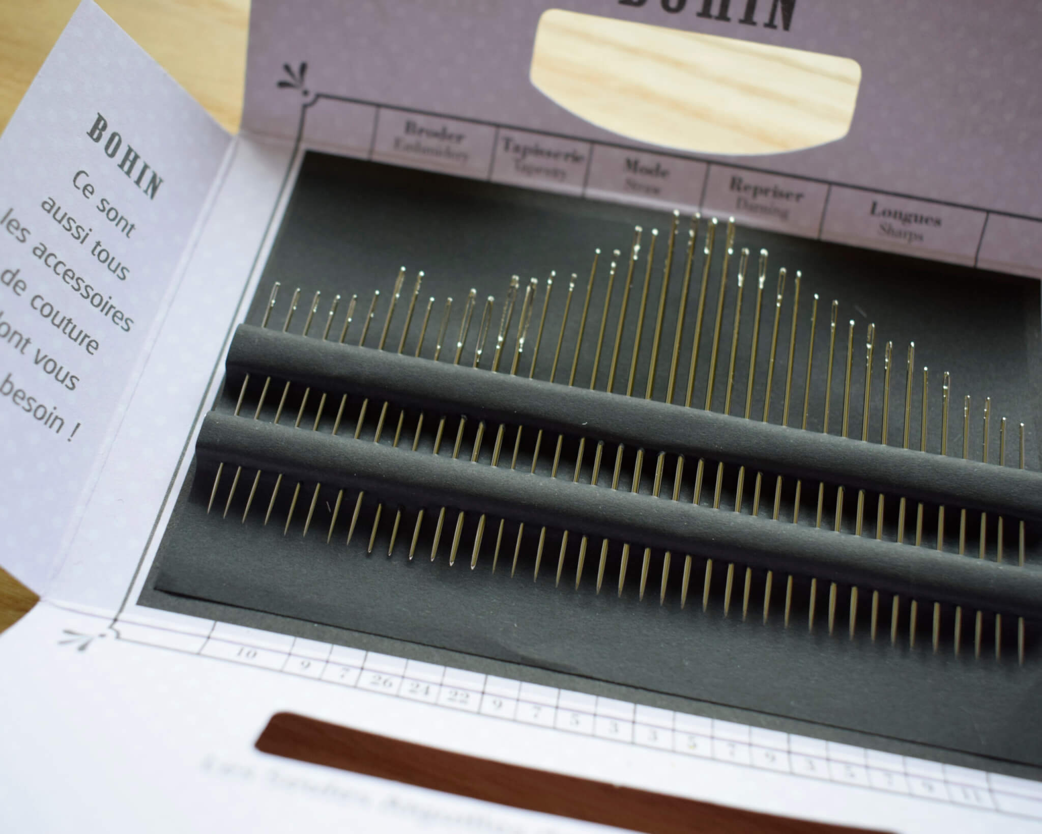 Needle Book - Bohin "Marlene" Anniversary Edition - Assorted Sewing Needles - Image 7