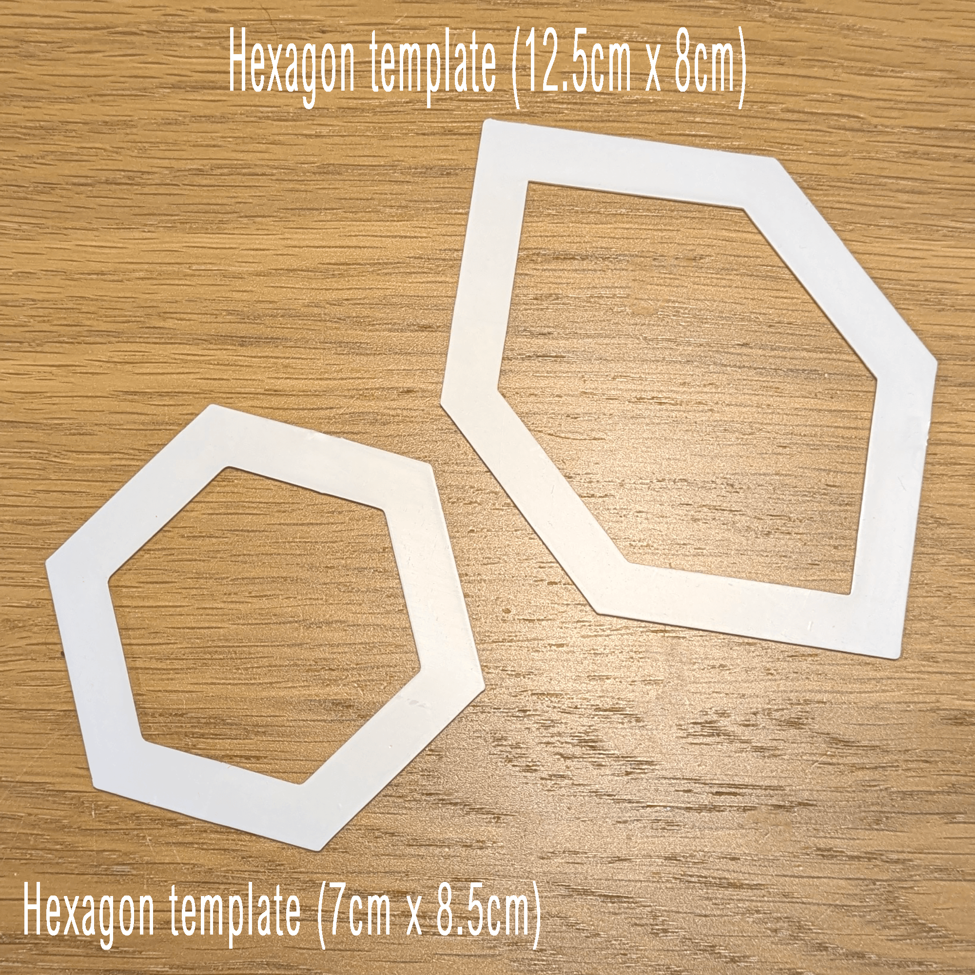 Patchwork Templates – Set of 8 Plastic Shapes – Quilting, Appliqué & Crafts - Image 4