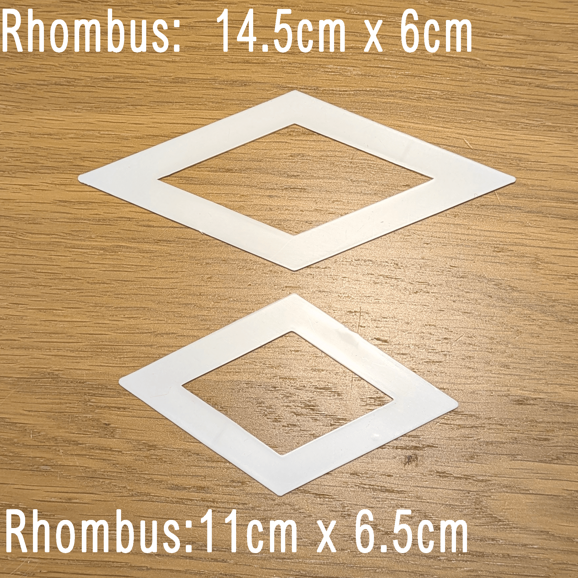 Patchwork Templates – Set of 8 Plastic Shapes – Quilting, Appliqué & Crafts - Image 5