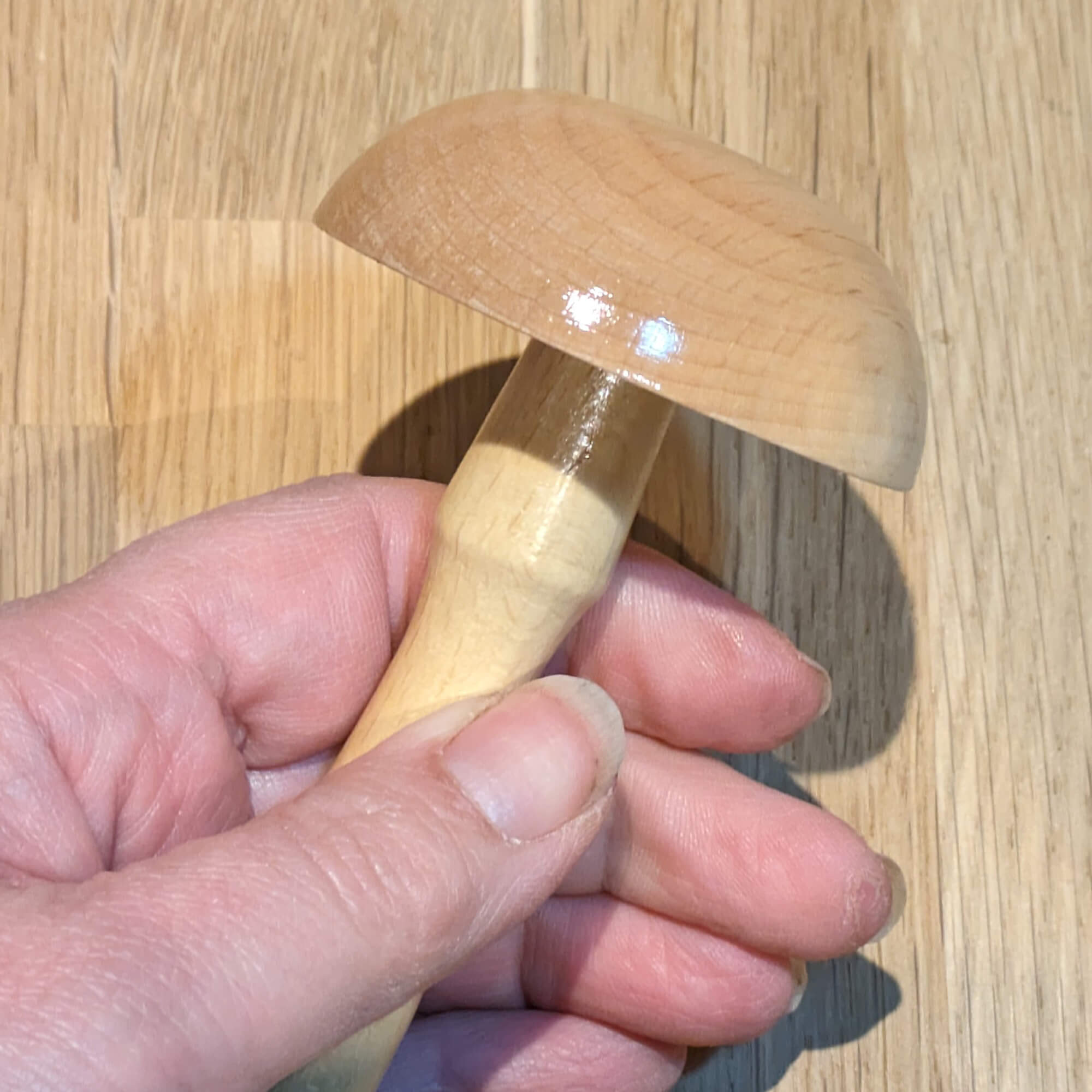 Darning Mushroom – Hemline – Natural Wood – For Hand Darning Garments - Image 5