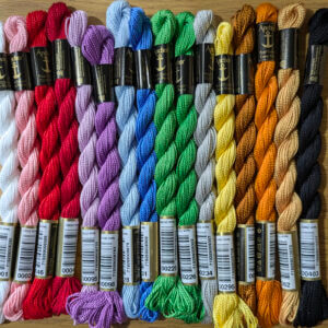 Anchor Pearl Cotton Size 5 – Solid Colours – 21m 5g Twisted Skein