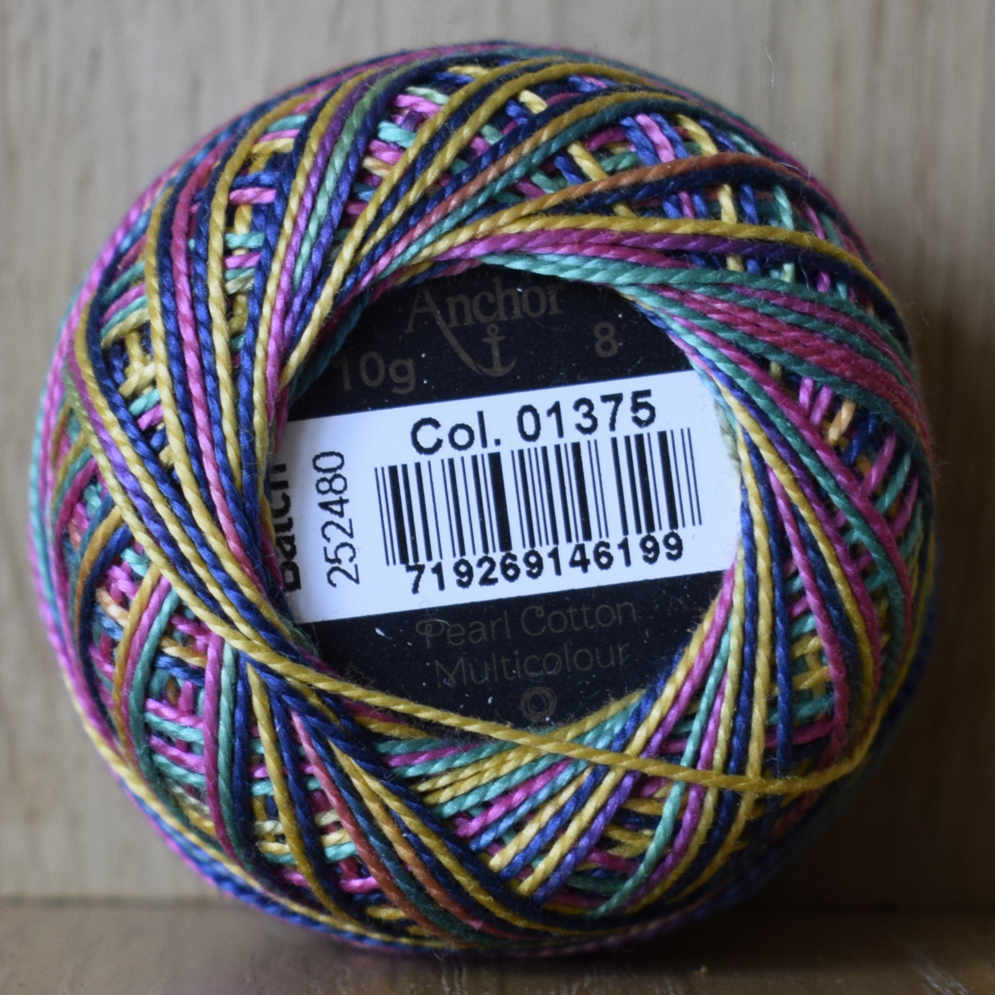 Anchor Pearl Cotton Size 8 – Multicolour – 10 g / 85 m – Mercerised Perlé Thread - Image 3