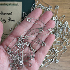 Safety Pins Curved 37mm - 100 Pieces - Hemline