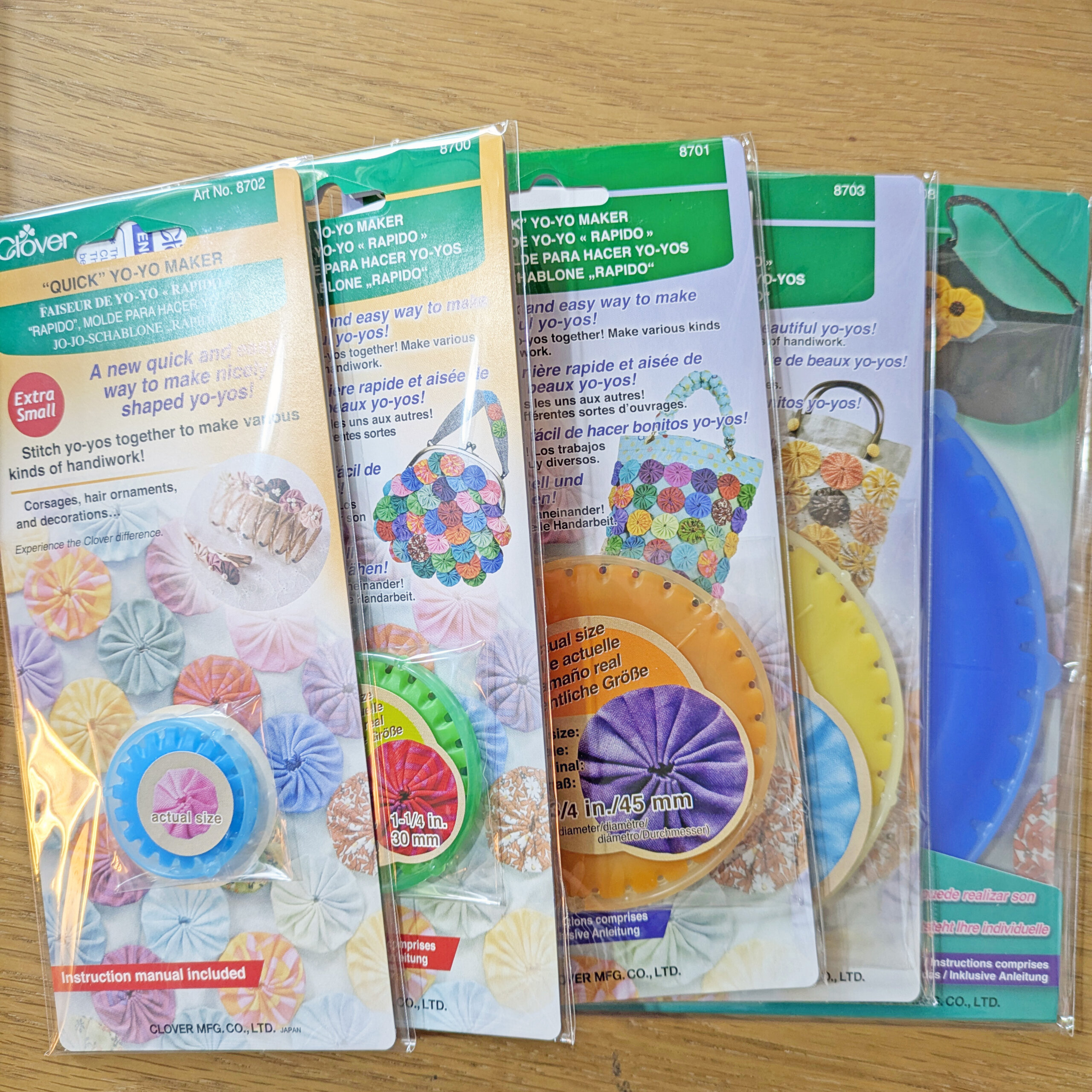 Quick YoYo Makers by Clover - Jumbo - Suffolk Puff Templates - Heritage Crafts Made Easy - Quilting and Crafting Tools - Image 2