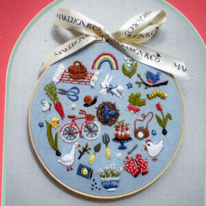 Spring Stitches Embroidery Kit by Makebox & Co