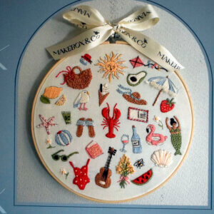 30 Days of Summer Stitches Embroidery Kit by Makebox & Co