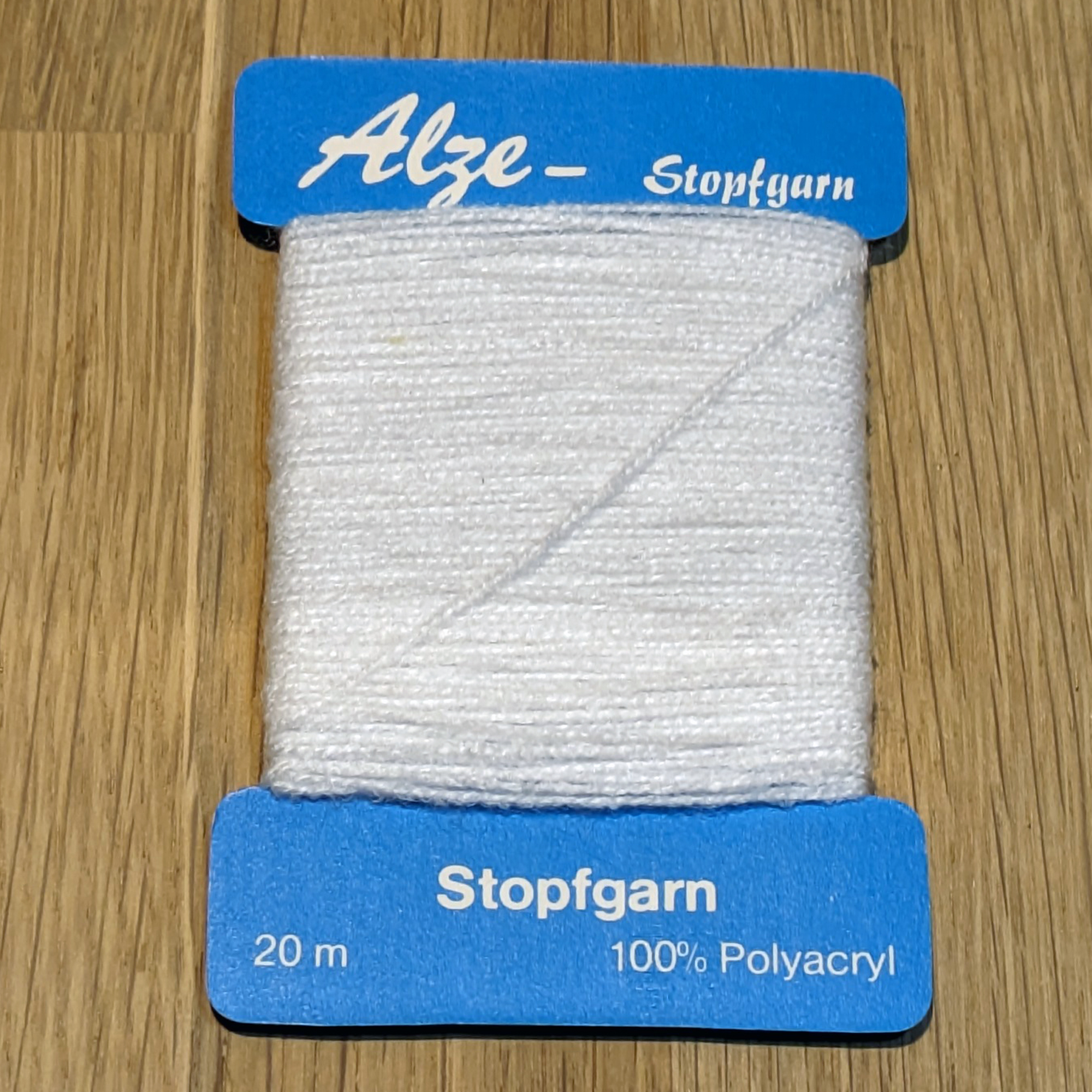 Alze Mending Wool Polyacrylic Twist – 2-Ply – 20m Card - Image 2