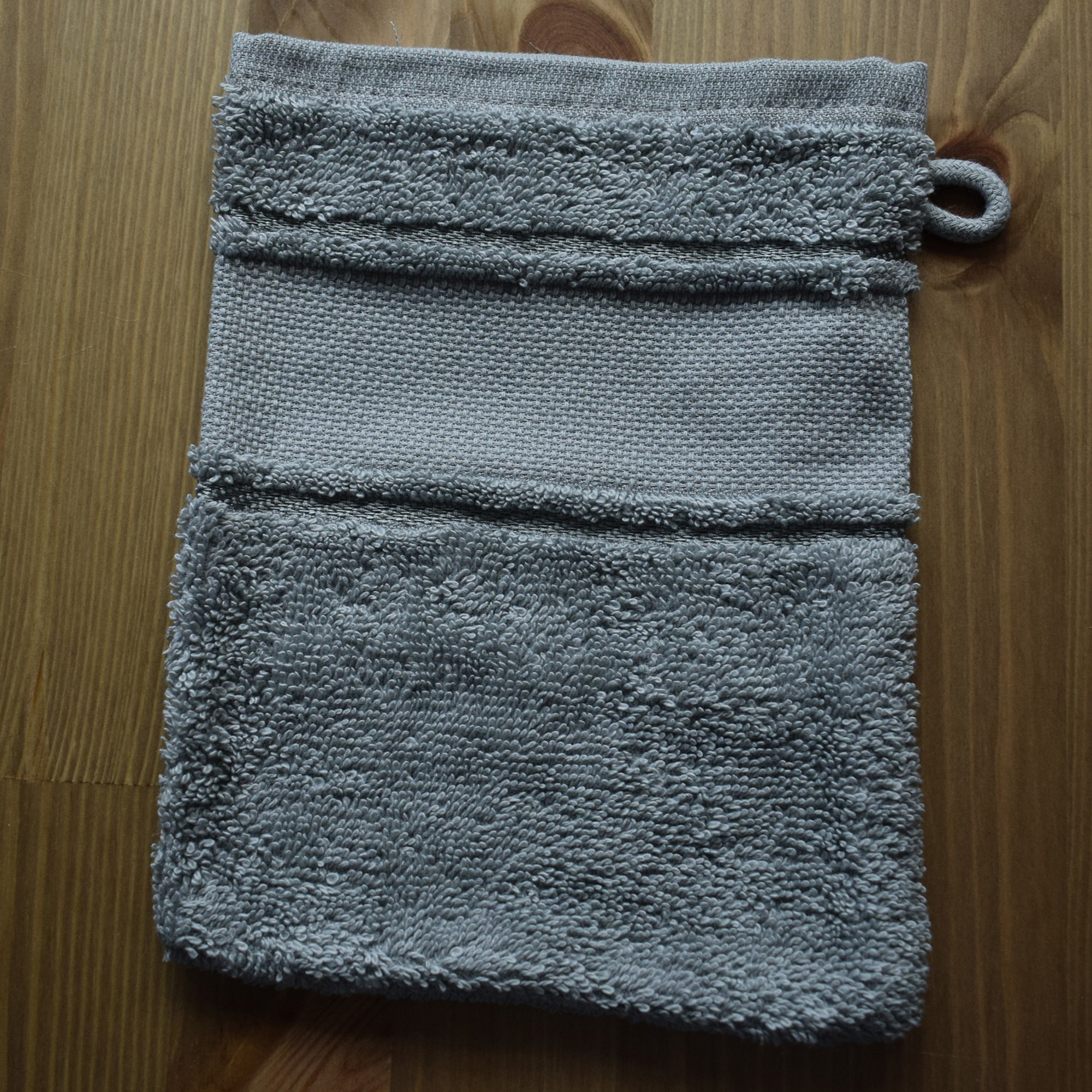 Wash Mitt Cotton Towelling with Aida Band to Personalise in Cross Stitch - Image 6