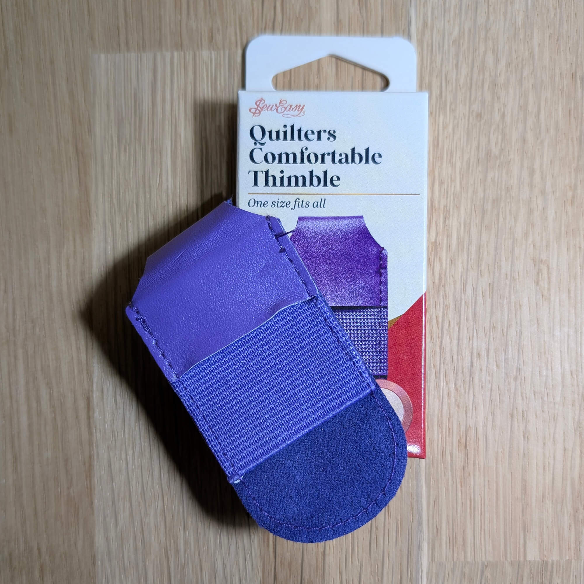Sew Easy Quilter’s Leather Thimble - Full Finger Sewing Protector