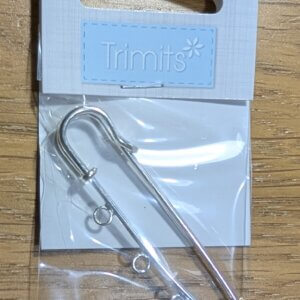Kilt Pin with Hoops - Silver - Pack of 5
