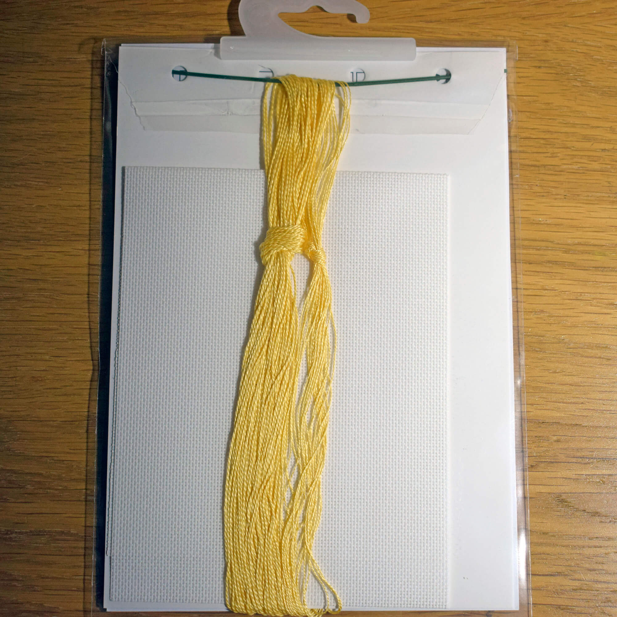 Easter Hardanger Kit - Yellow Egg Decorations 8841 by Permin - Image 3