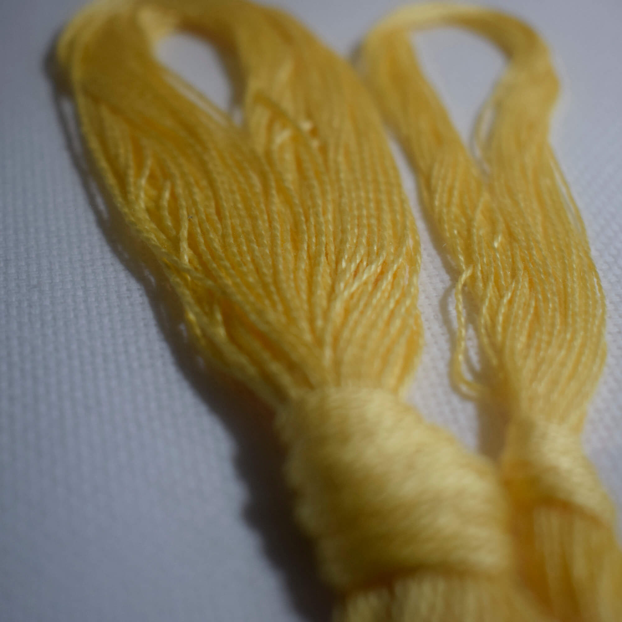 Easter Hardanger Kit - Yellow Egg Decorations 8842 by Permin - Image 6