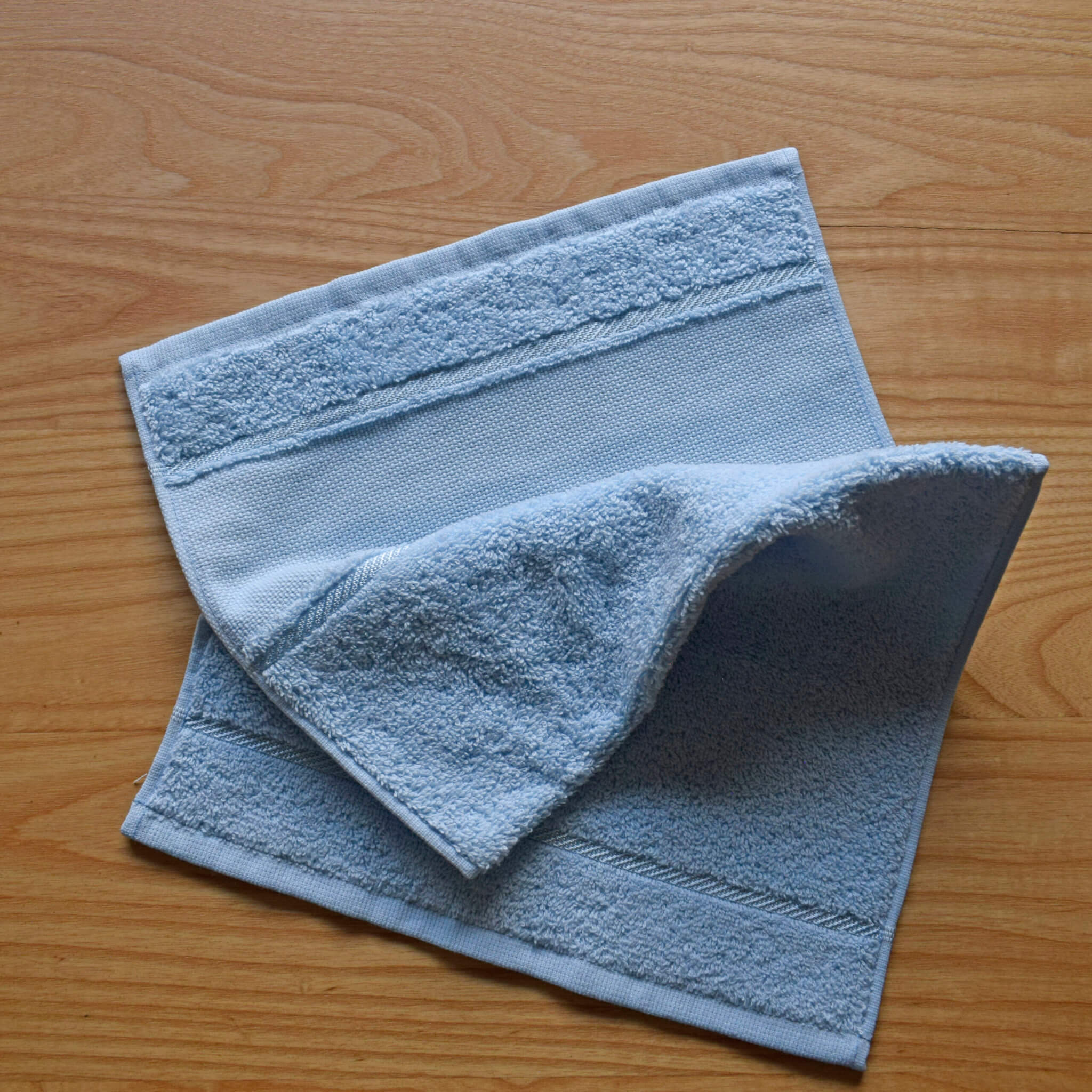 Baby Burp Cloth / Guest Towel - Cotton Towelling with Aida Band - Image 4