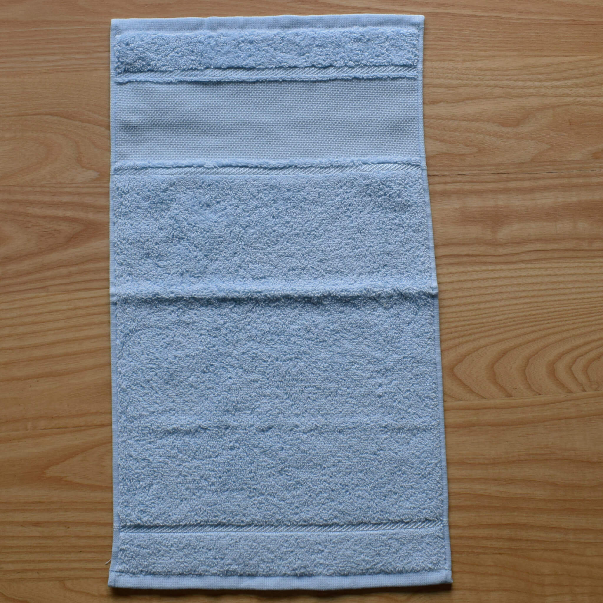 Baby Burp Cloth / Guest Towel - Cotton Towelling with Aida Band - Image 5