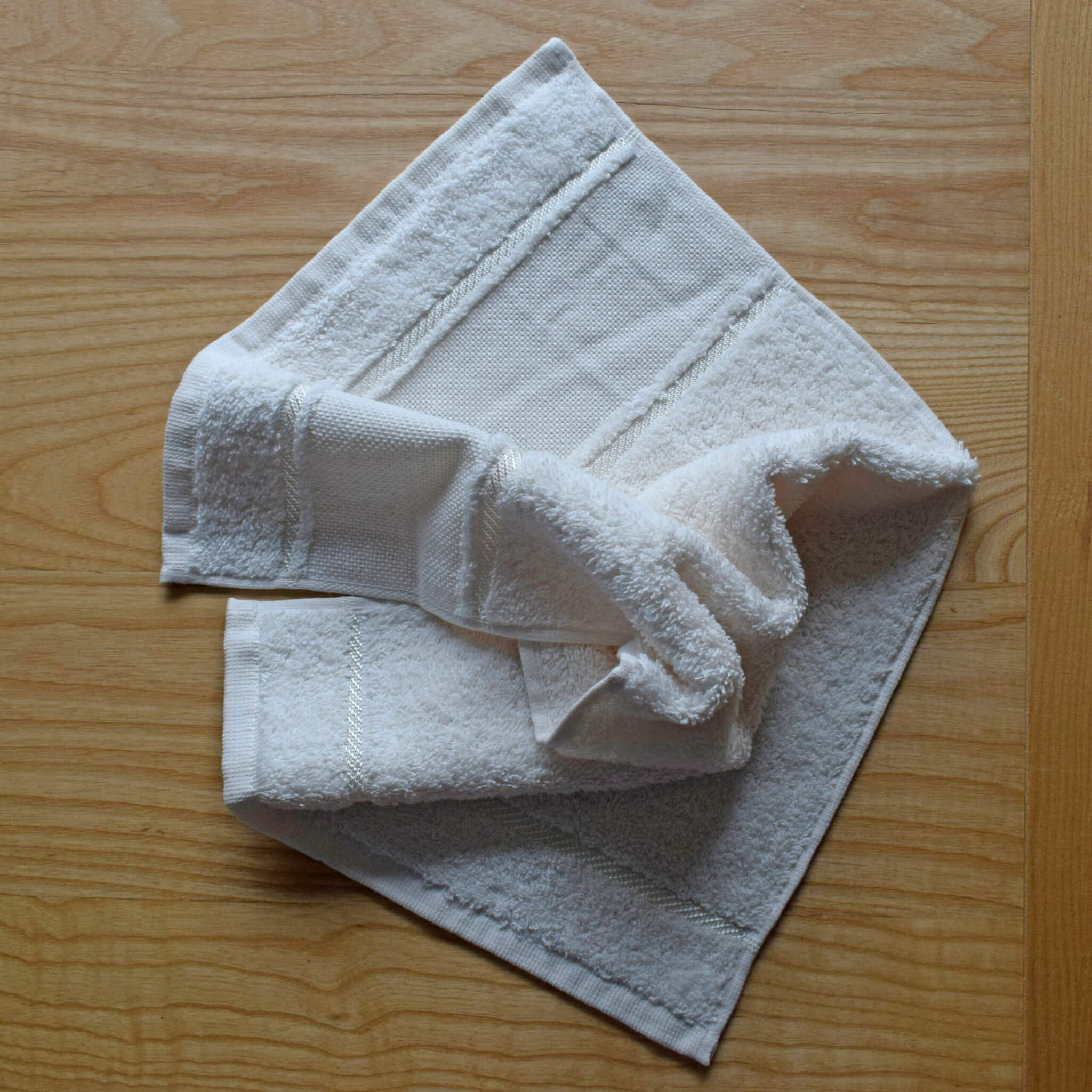 Baby Burp Cloth / Guest Towel - Cotton Towelling with Aida Band - Image 6