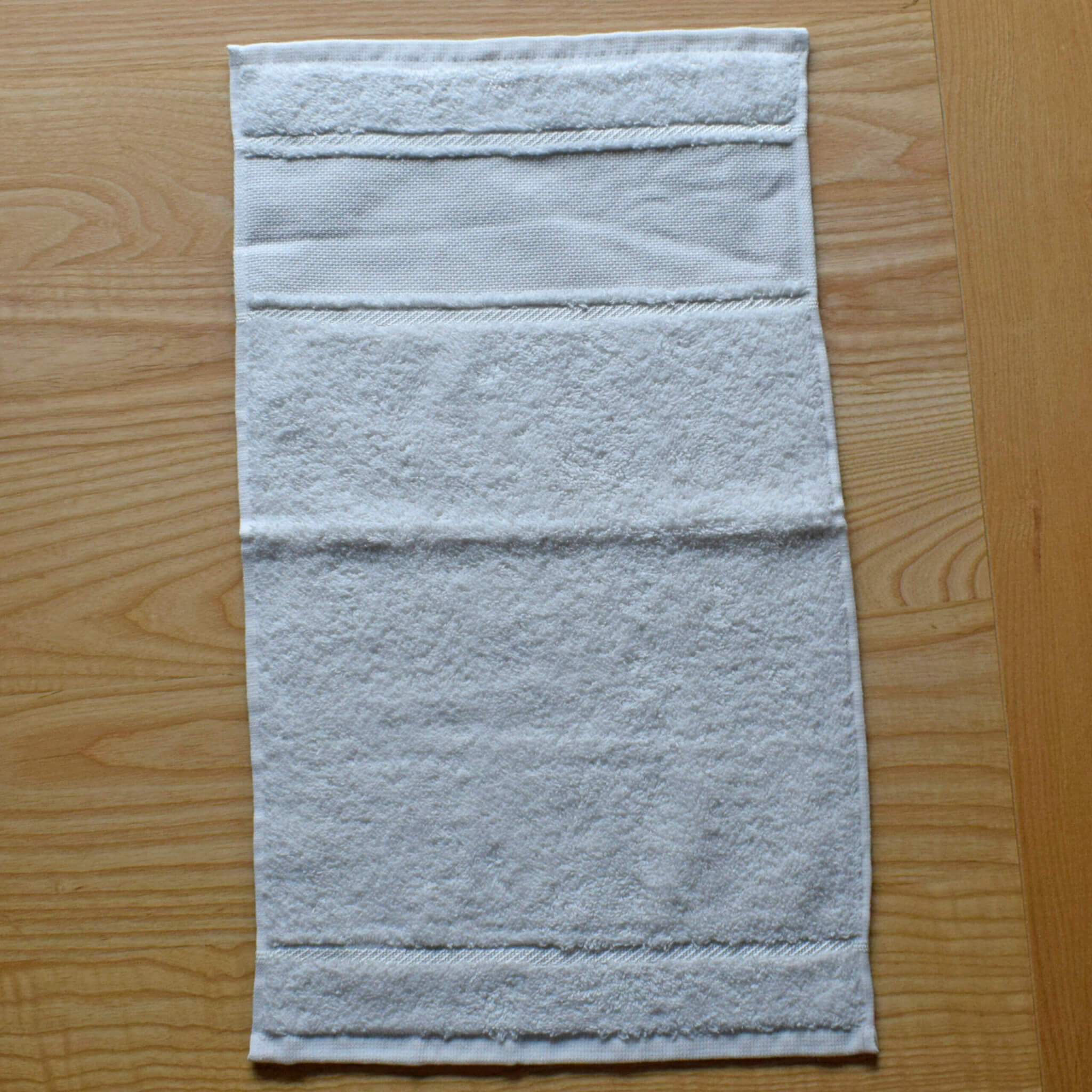 Baby Burp Cloth / Guest Towel - Cotton Towelling with Aida Band - Image 7