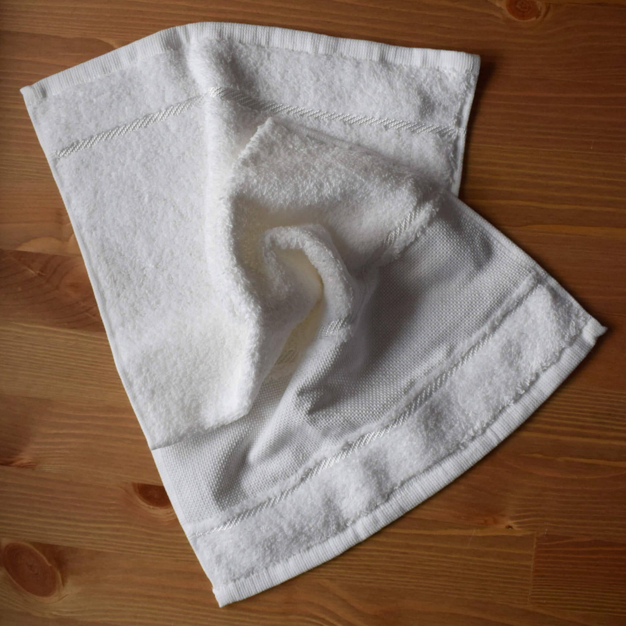 Baby Burp Cloth / Guest Towel - Cotton Towelling with Aida Band - Image 10