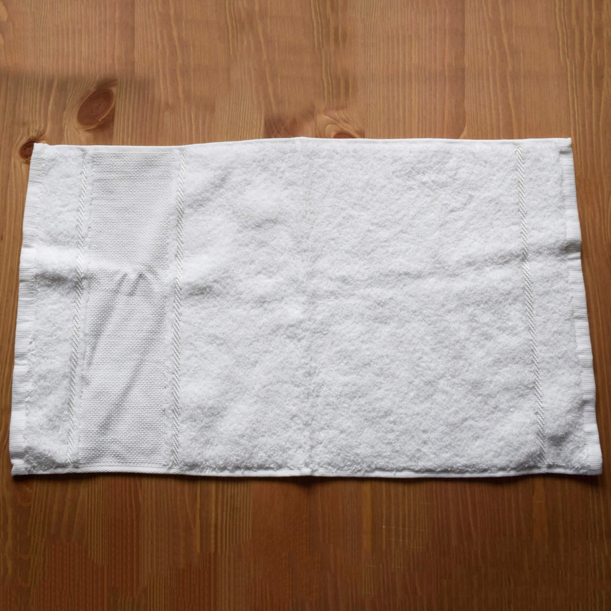 Baby Burp Cloth / Guest Towel - Cotton Towelling with Aida Band - Image 11