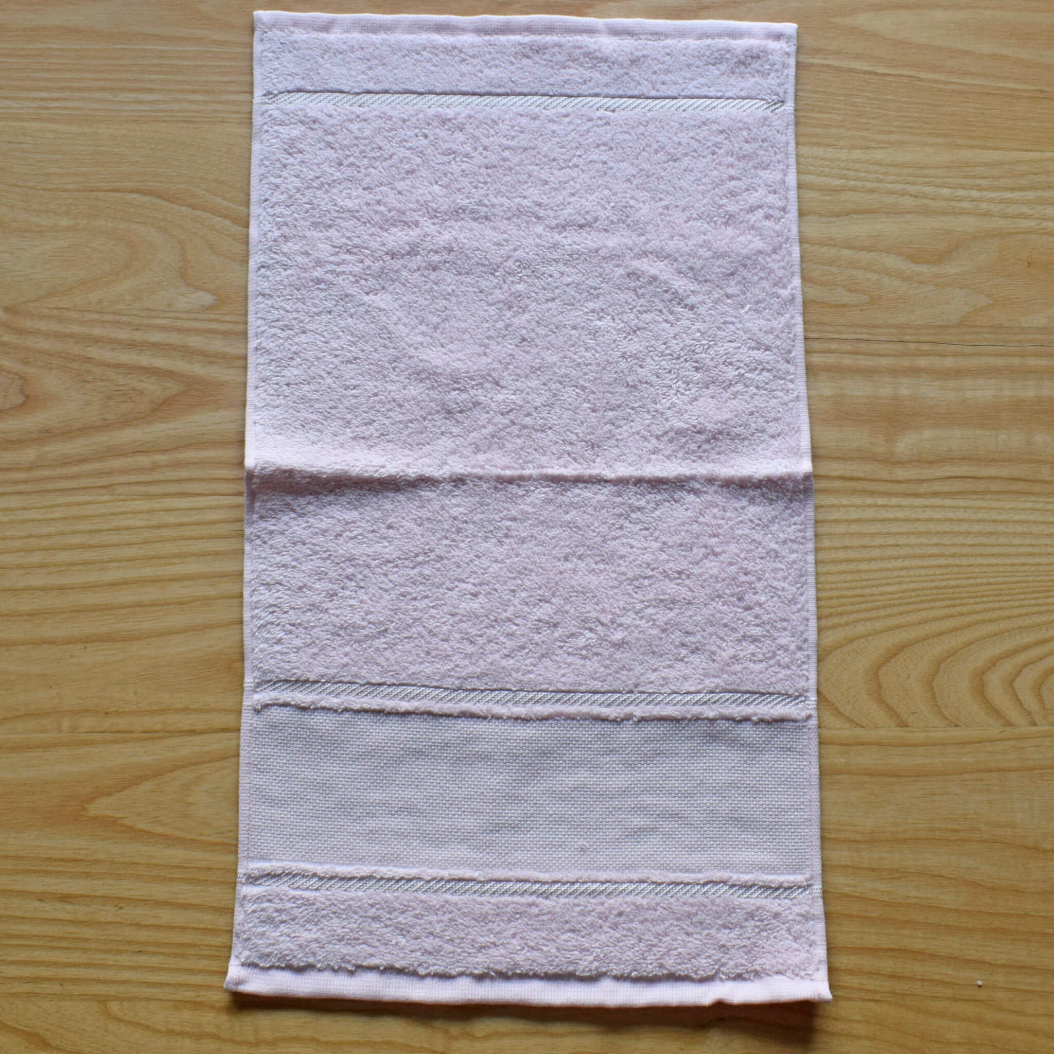 Baby Burp Cloth / Guest Towel - Cotton Towelling with Aida Band - Image 13