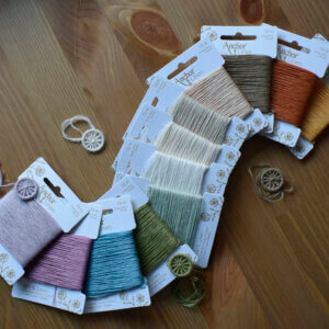 Anchor Linen Embroidery Thread 15m Card - 16 Colours Available
