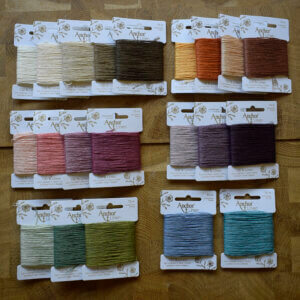 Anchor Linen Embroidery Thread 15m Card - 16 Colours Available