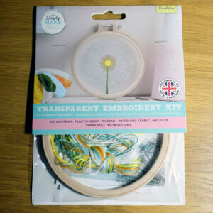 Transparent Embroidery Kit - Dandelion - Simply Make