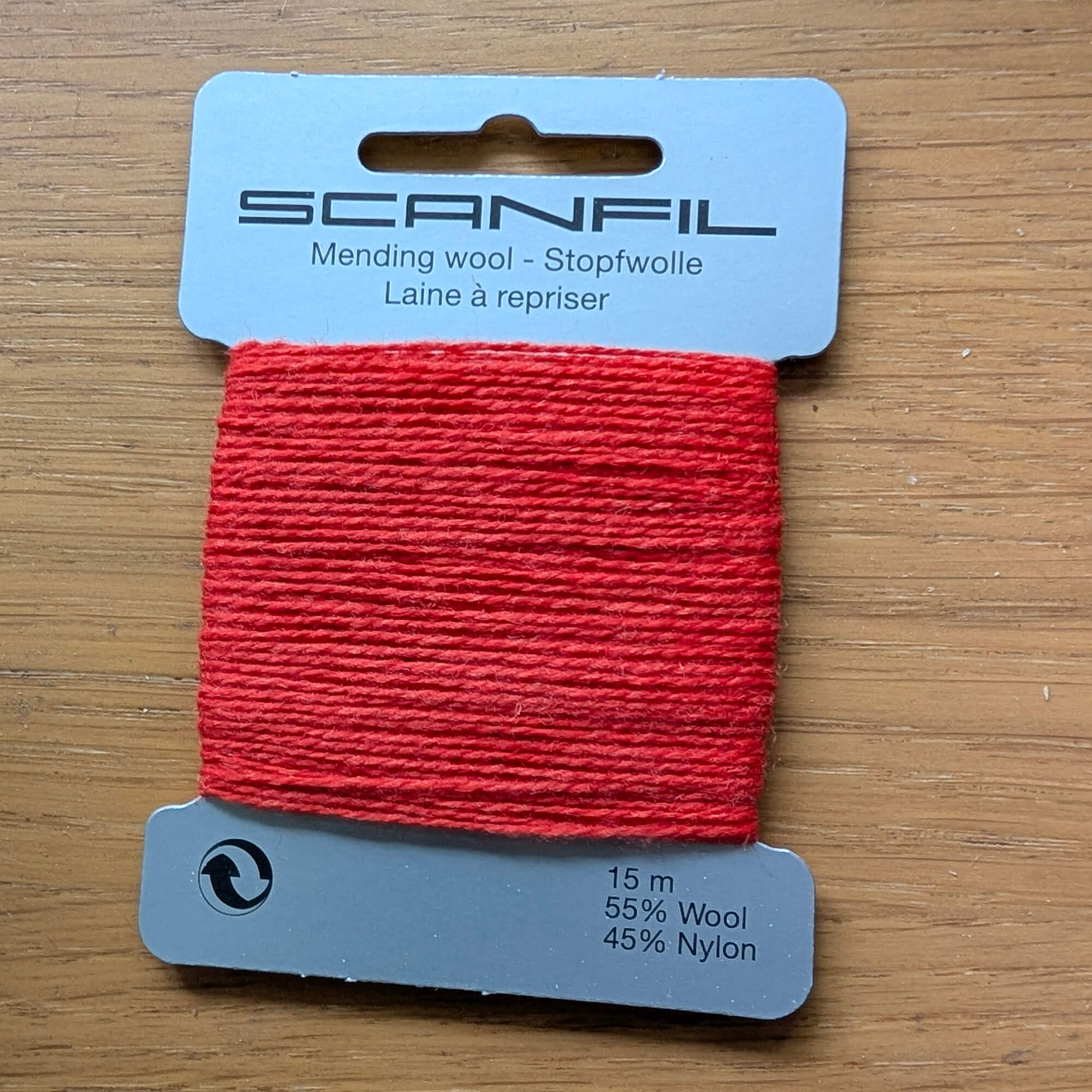 Scanfil Mending Wool 2-Ply – 55% Wool 45% Nylon Blend – 15m - Image 25