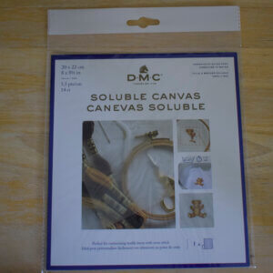 DMC Soluble Canvas 14 Count - 20 x 22cm - Single Sheet