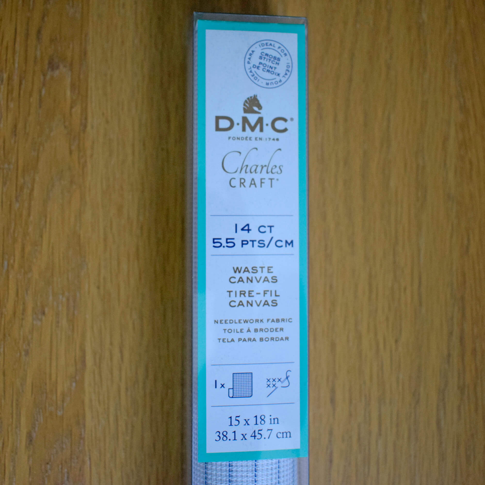 DMC Waste Canvas 14 Count - 38.1 x 45.7cm - Single Sheet - Image 2