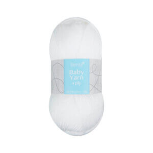 Knitting Yarn: Baby: 4 Ply: (Pack) 6 x 100g: White