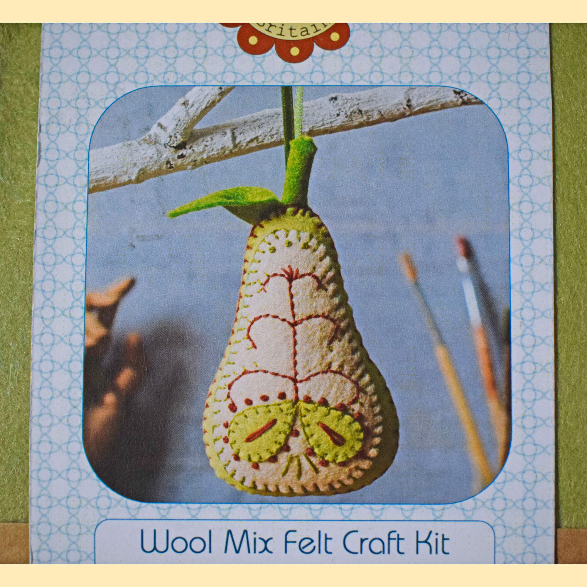 Felt Pear Craft Kit - Corinne Lapierre - Image 2