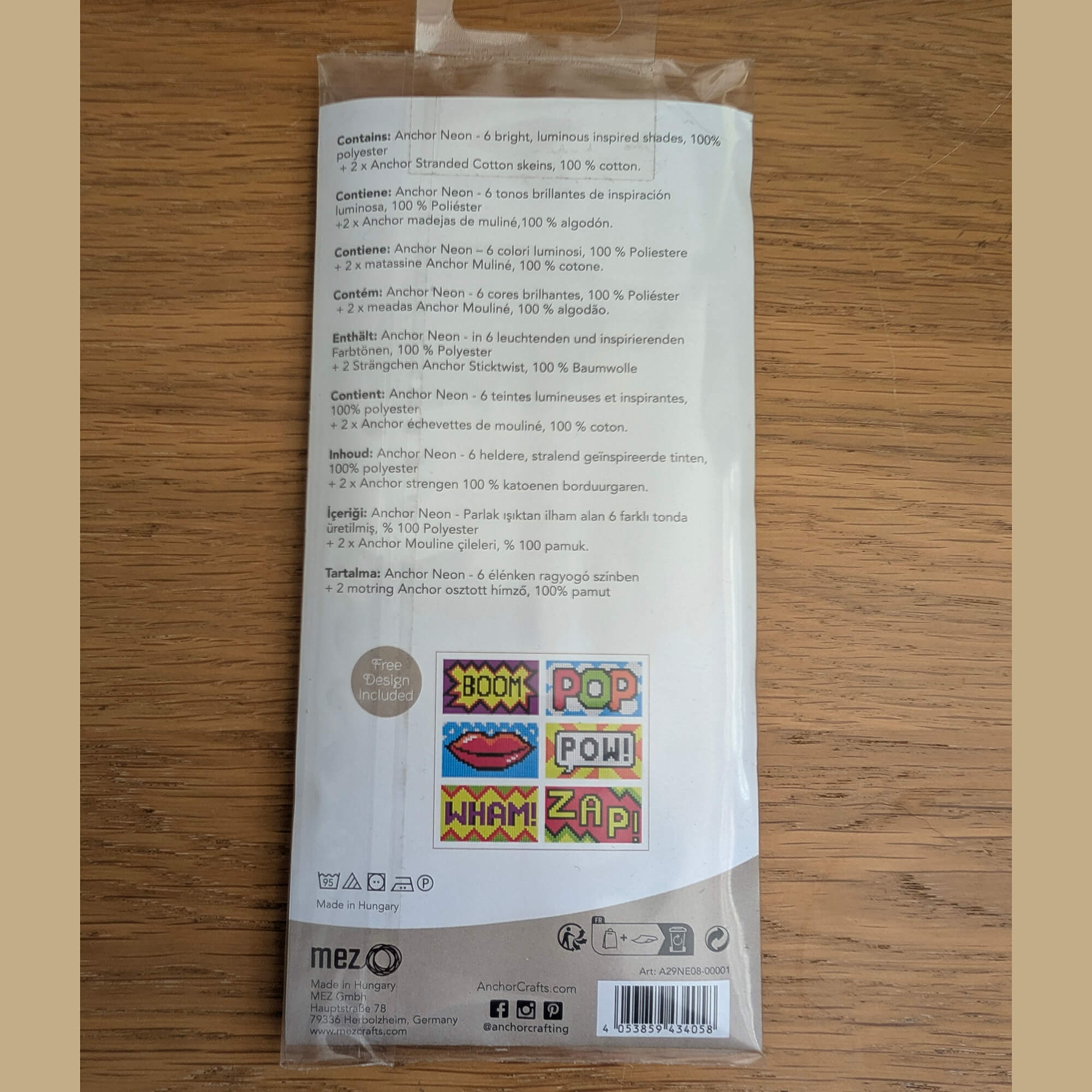 Anchor Neon Embroidery Stranded Thread Assortment Pack - 100% Polyester - Image 2