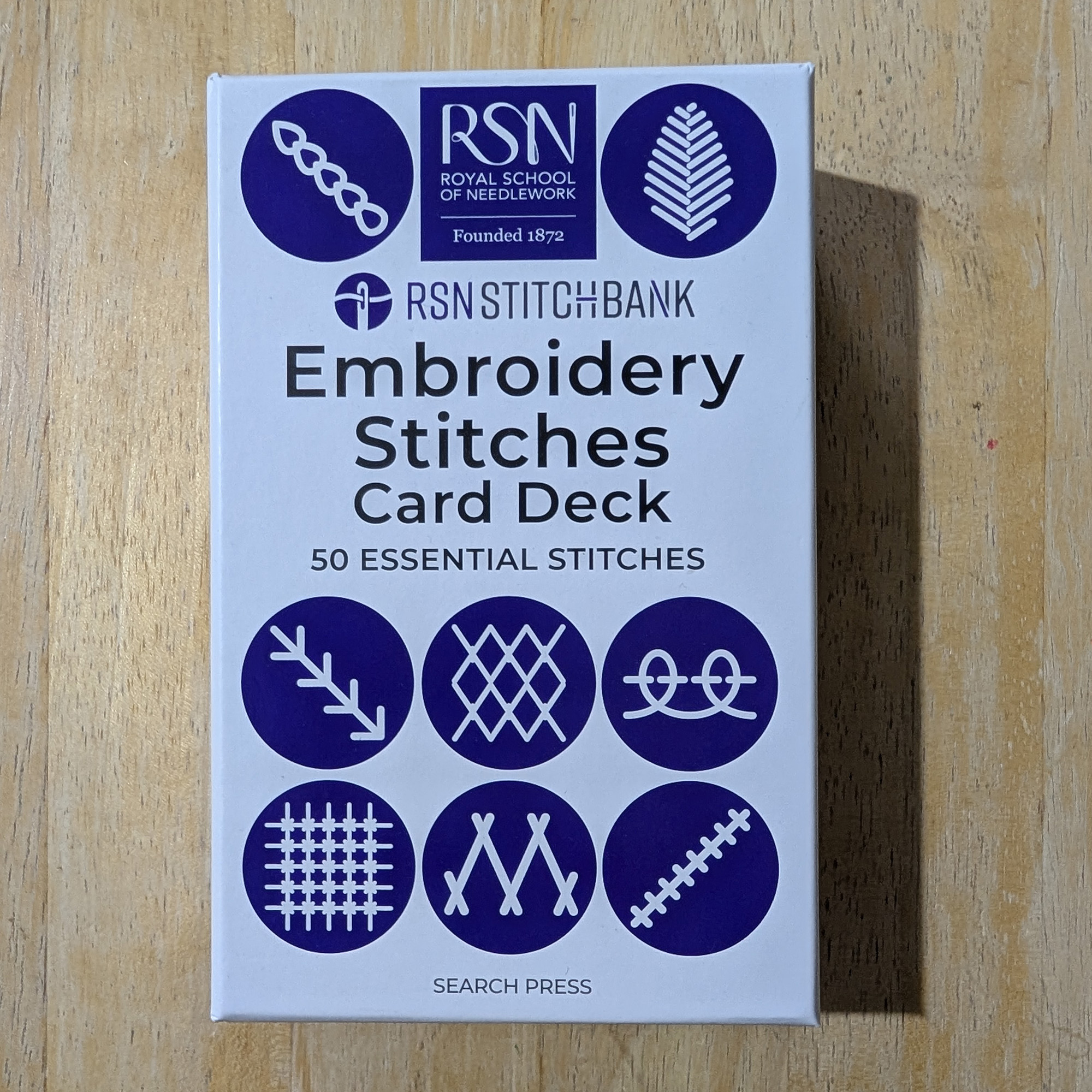 RSN Embroidery Stitches Card Deck - 50 Essential Stitches - Image 2