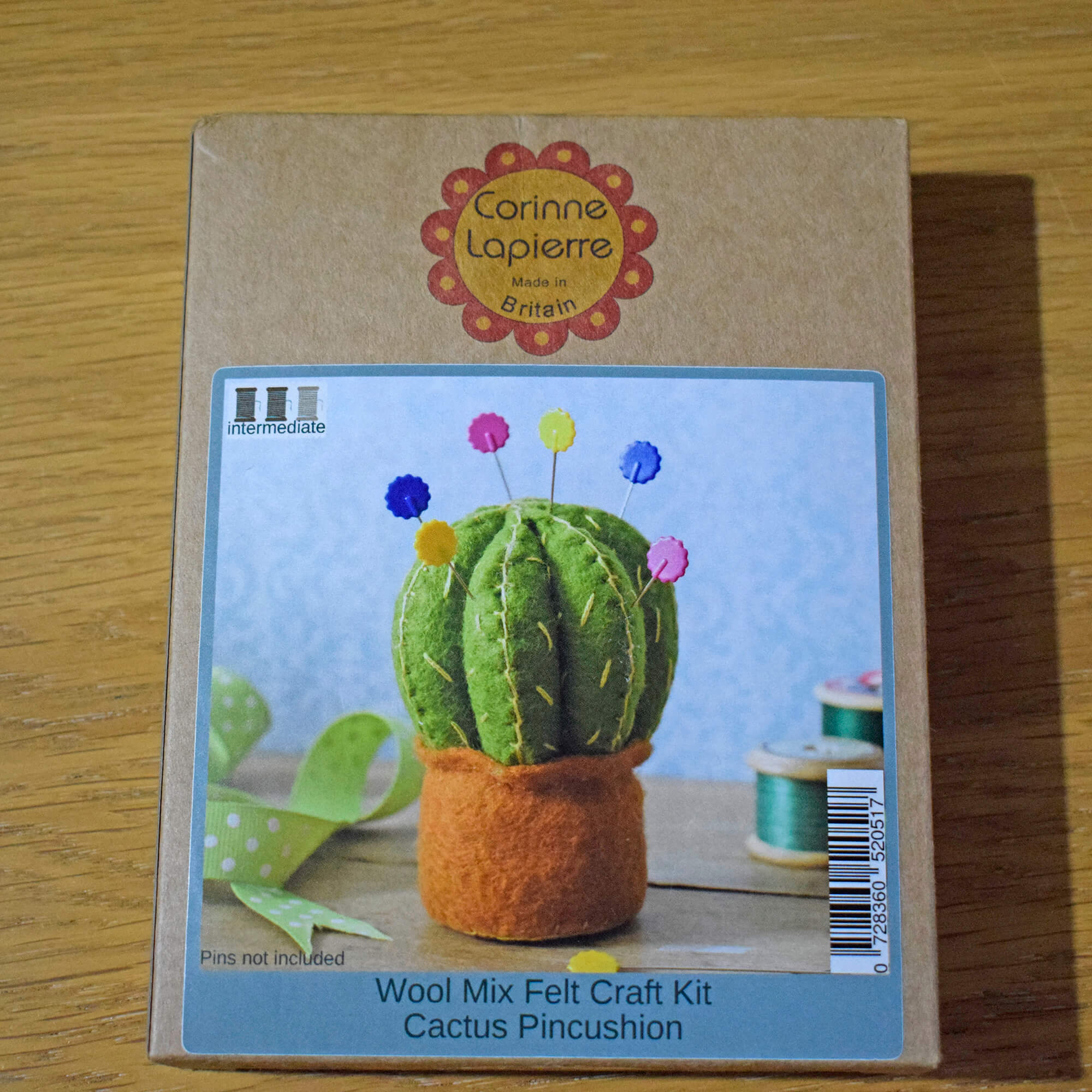 Cactus Pincushion Felt Craft Kit - Corinne Lapierre