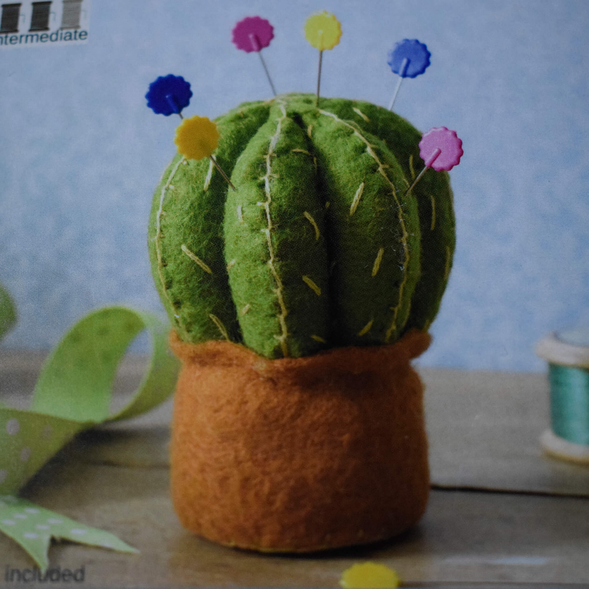 Cactus Pincushion Felt Craft Kit - Corinne Lapierre - Image 4
