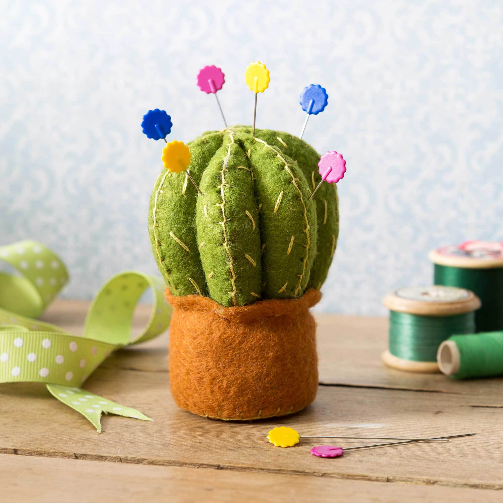 Cactus Pincushion Felt Craft Kit - Corinne Lapierre - Image 3