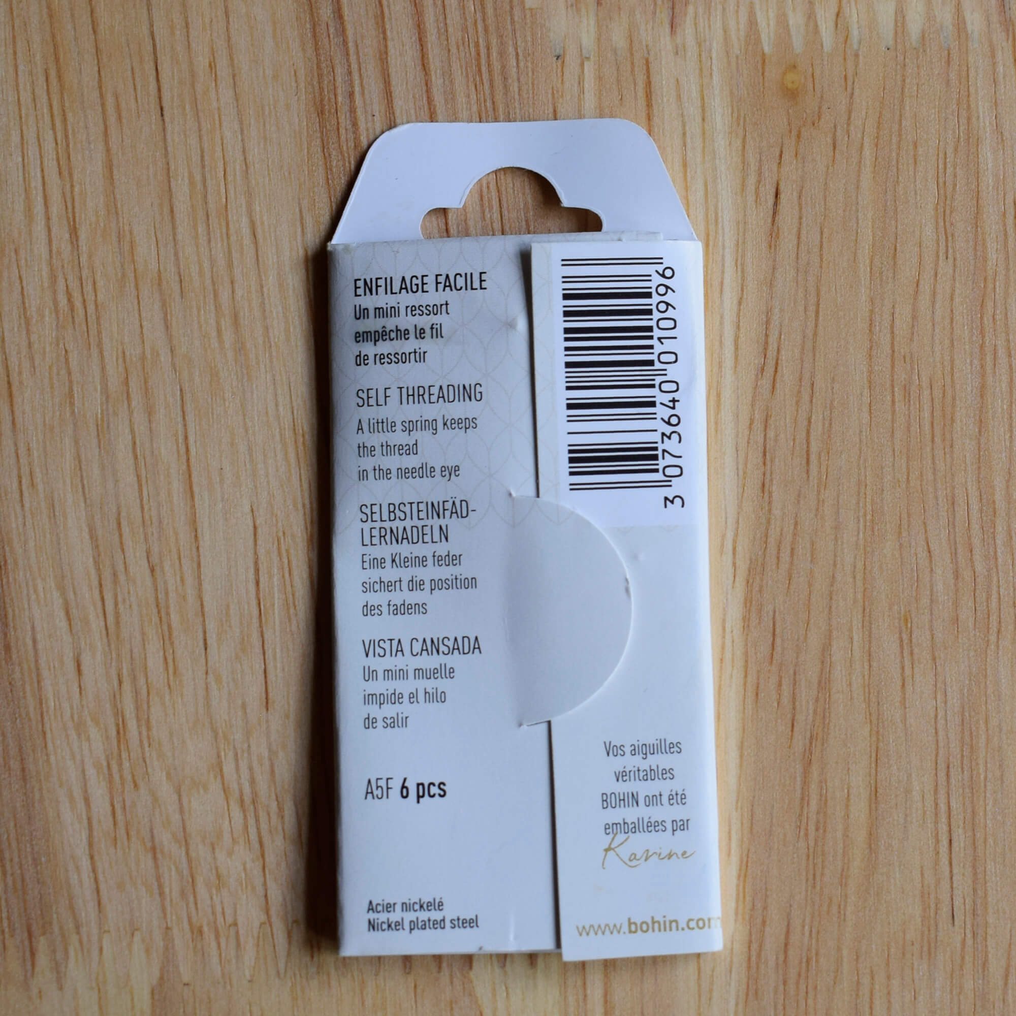 Bohin Self Threading Needles - Sizes 4 6 8 - Image 4