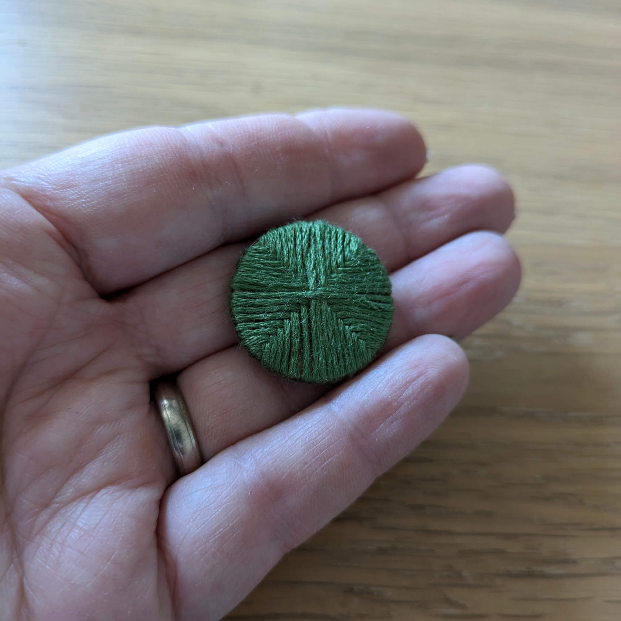 Deathhead Button Mini Kit - Thread Wrapped Button Making - Image 5