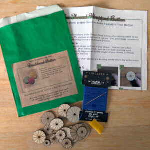 Deathhead Button Mini Kit - Thread Wrapped Button Making